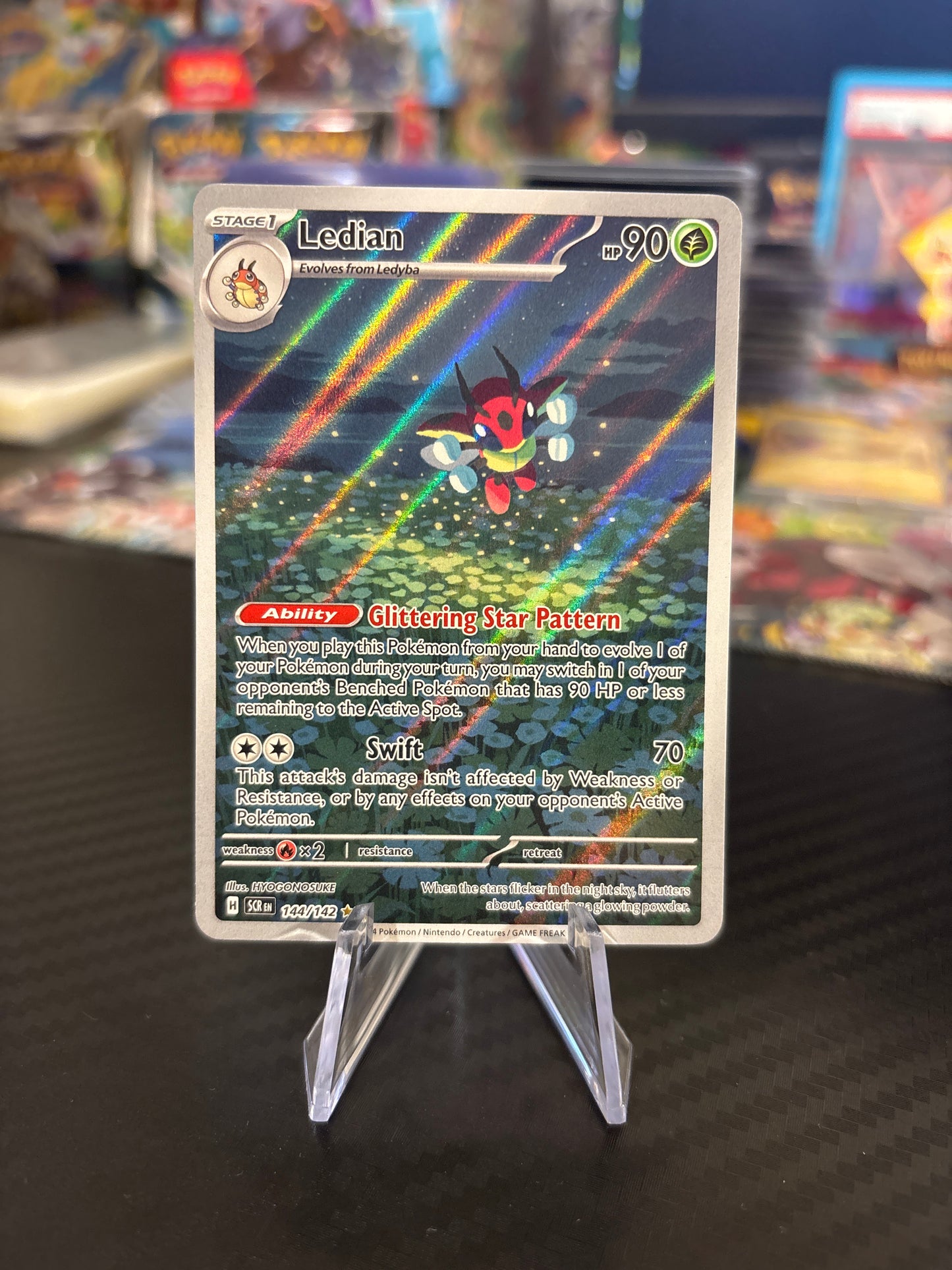 Ledian #144 - Illustration Rare - Stellar Crown