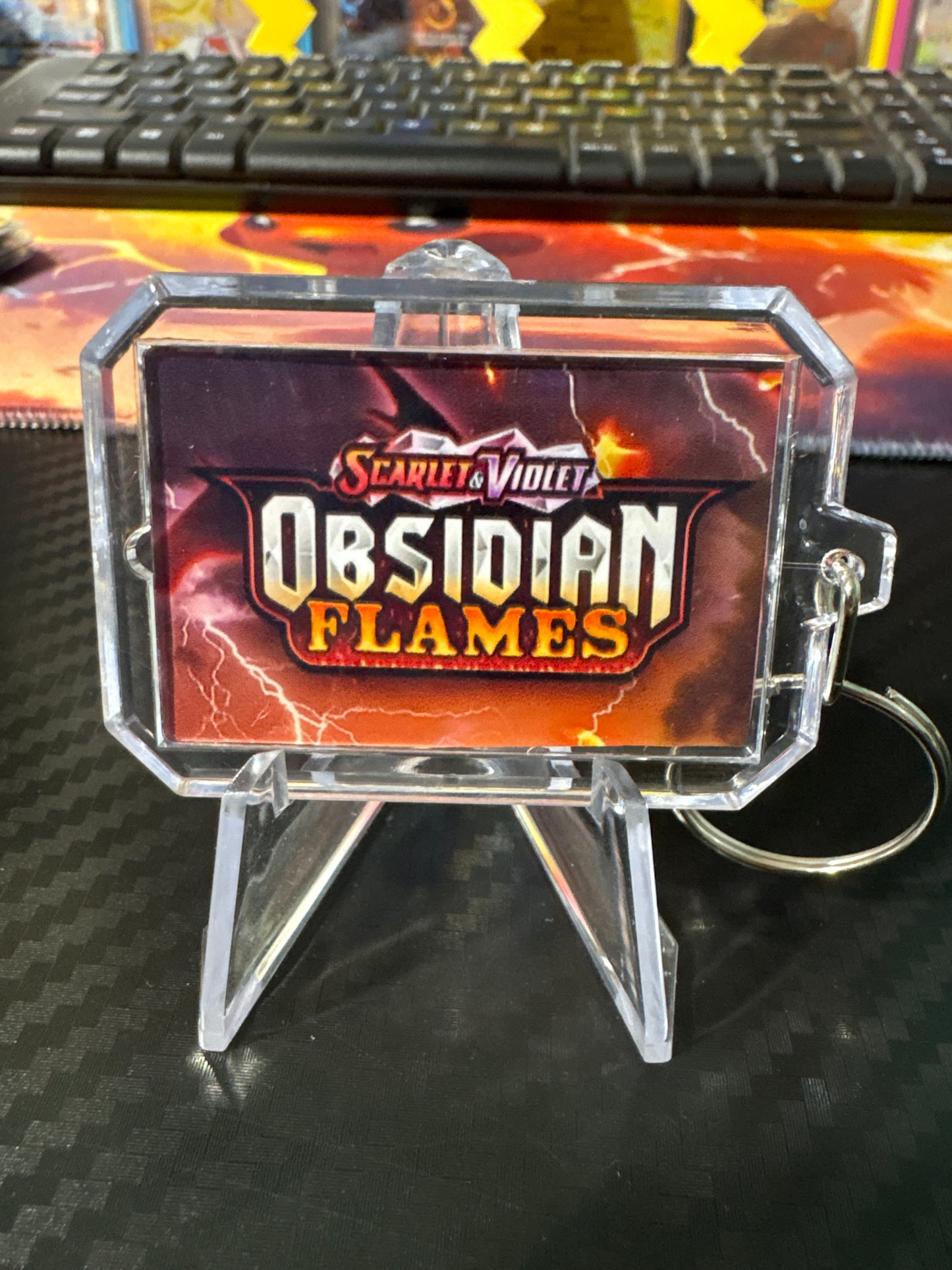 Obsidian Flames Binder Tag