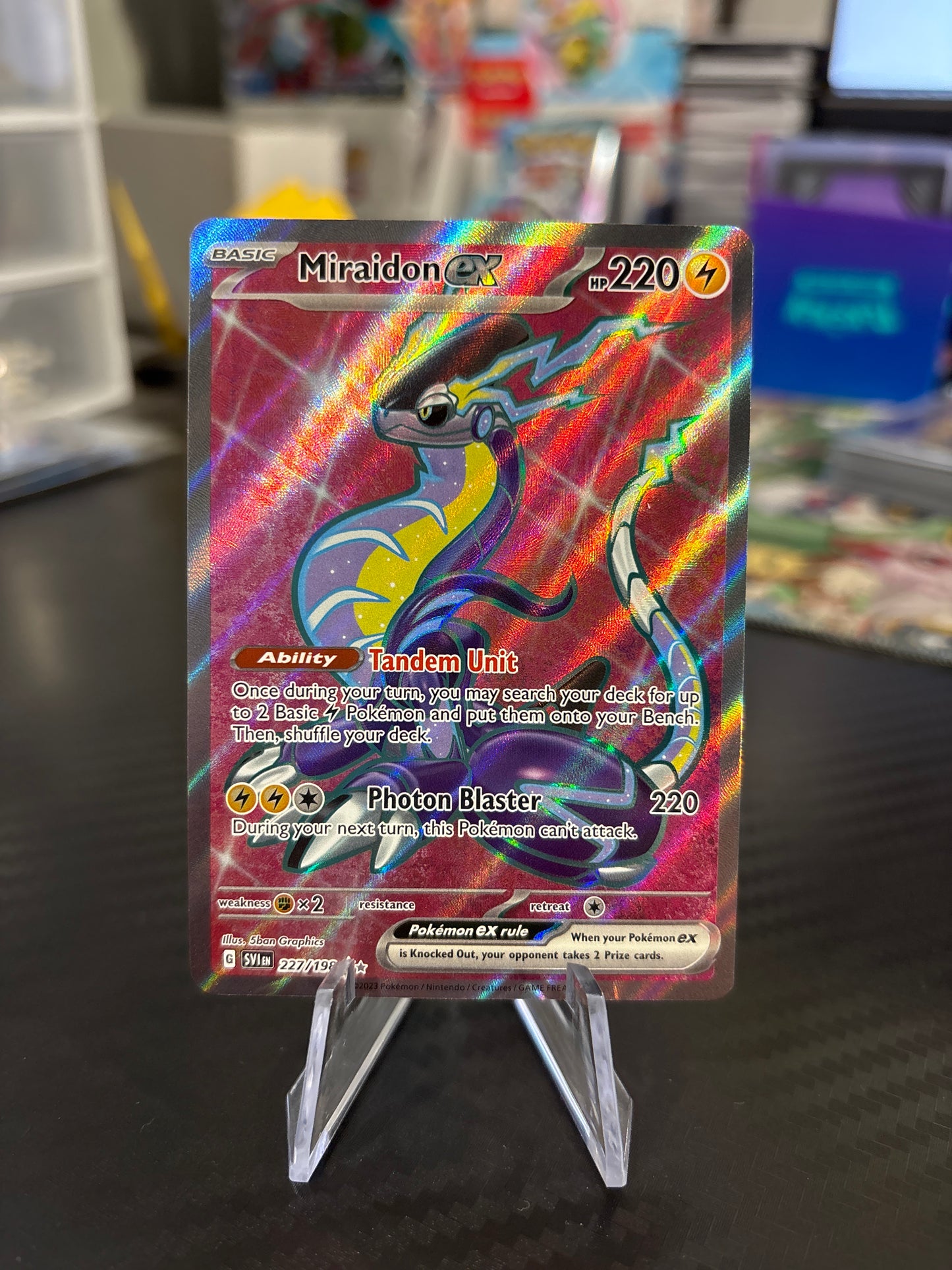 Miraidon EX #227 - Scarlett & Violet