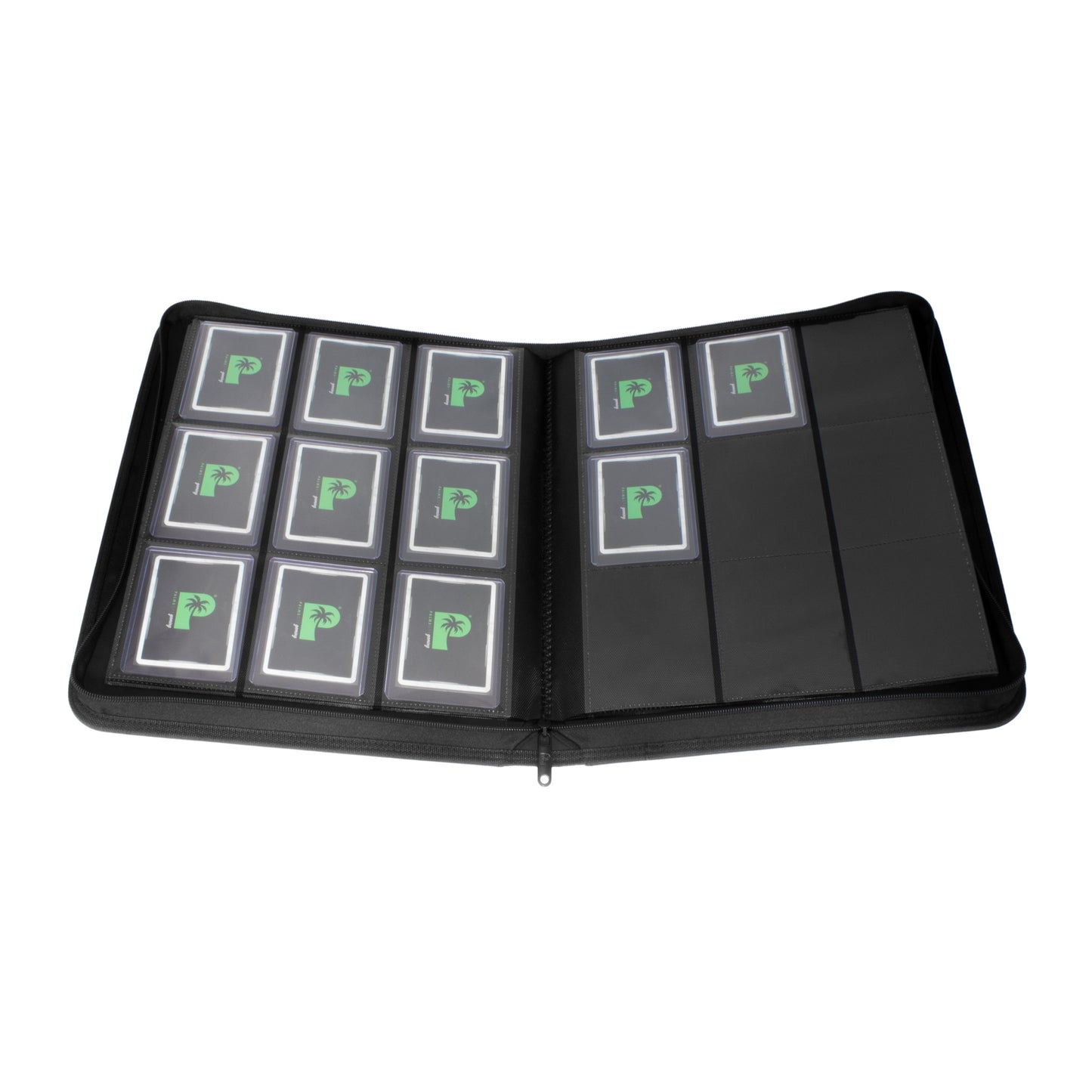 Palms Off Gaming - Collector's Series Top Loader Zip Binder - 216 Slots - PINK