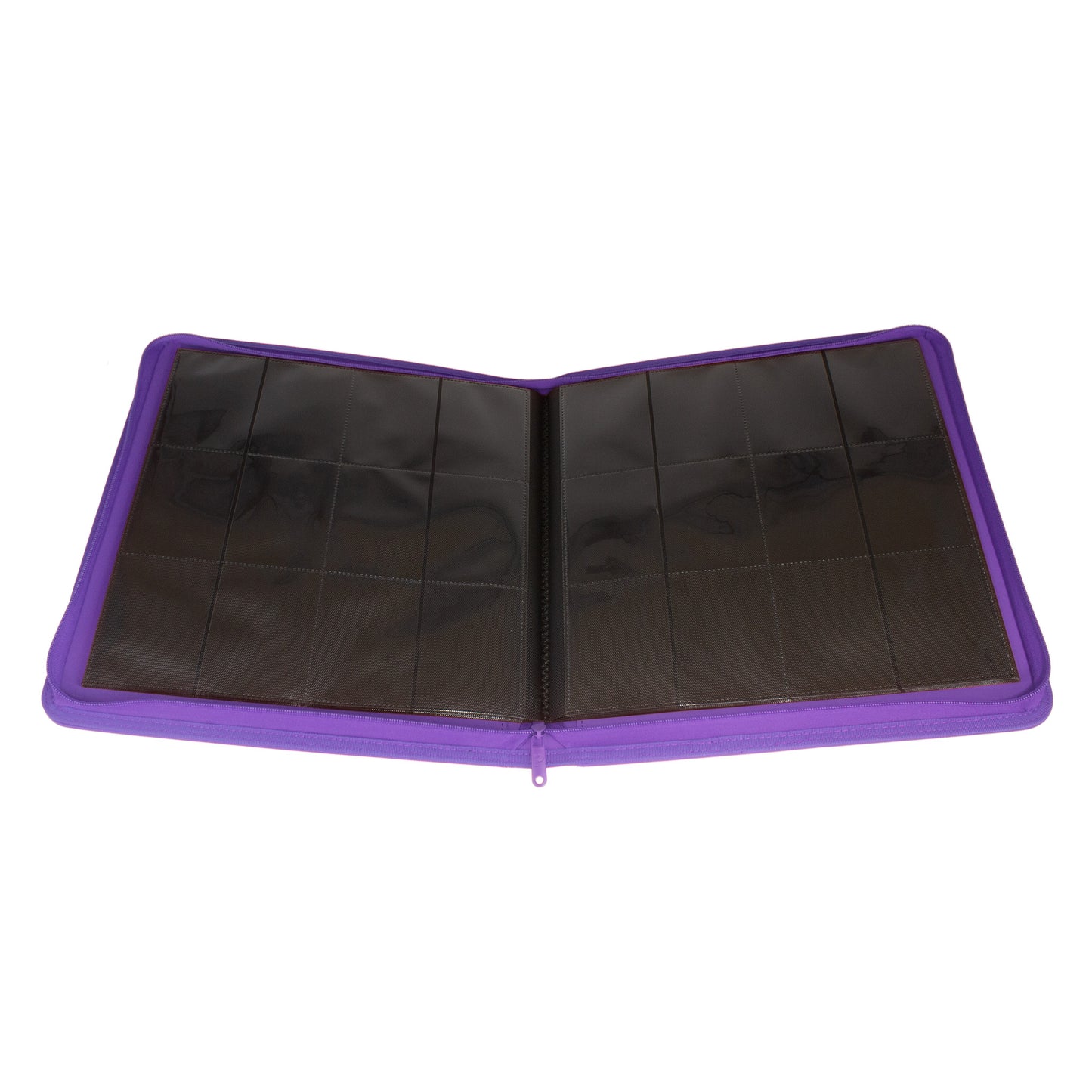 Palms Off Gaming Stealth 12 Pocket Zip Binder - 480 Slots - PURPLE