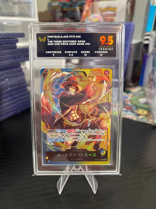 Portgas.D.Ace #ST13-002 - The Three Brothers Bond Japanese - ARK 9.5
