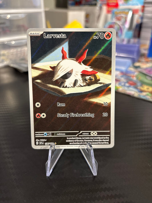 Larvesta #196 - Illustration Rare - Surging Sparks