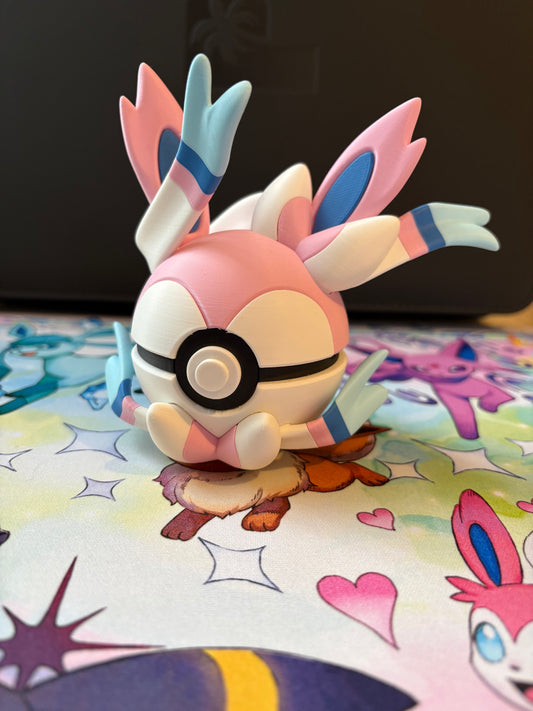 Sylveon 3D Printed Pokeball
