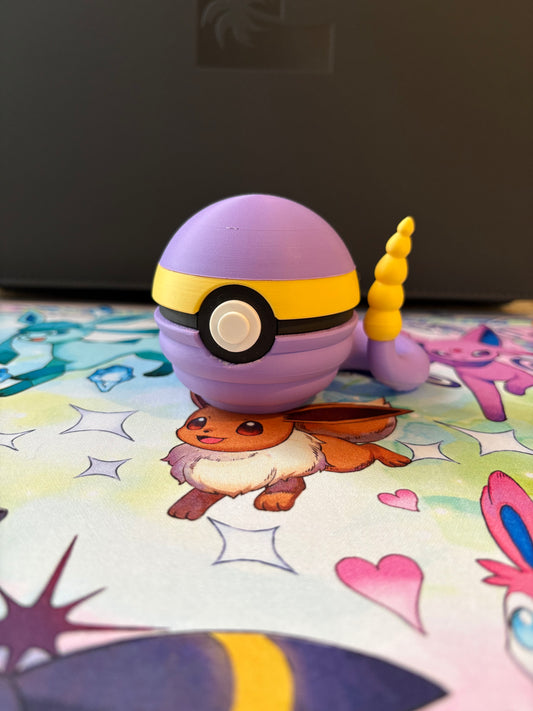 Ekans 3D Printed Pokeball