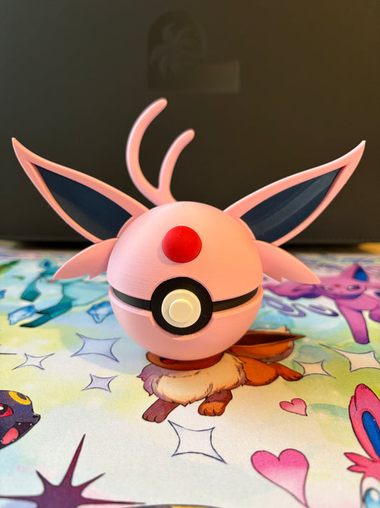 Espeon 3D Printed Pokeball