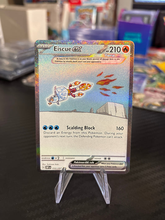 Eiscue EX #222 - Special Illustration Rare - Obsidian Flames