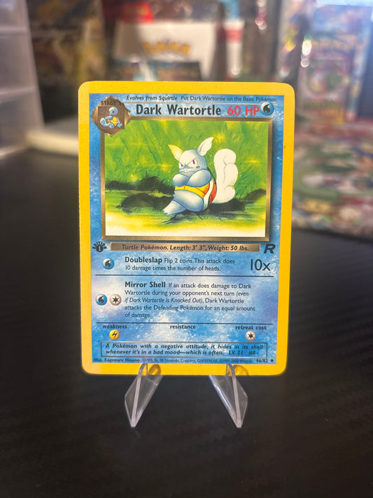 Dark Wartortle #46 (1st Edition) - Team Rocket