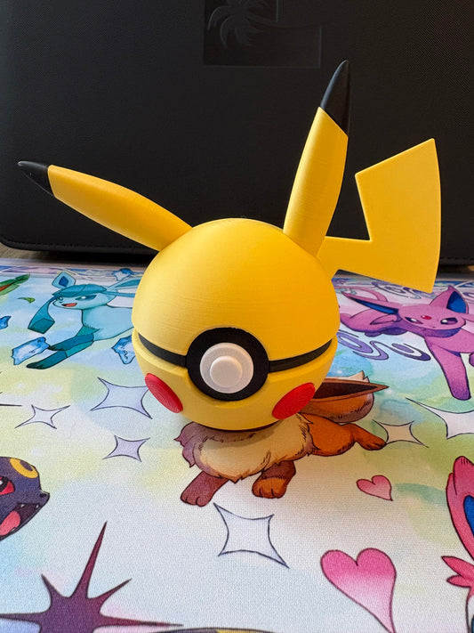 Pikachu 3D Printed Pokeball