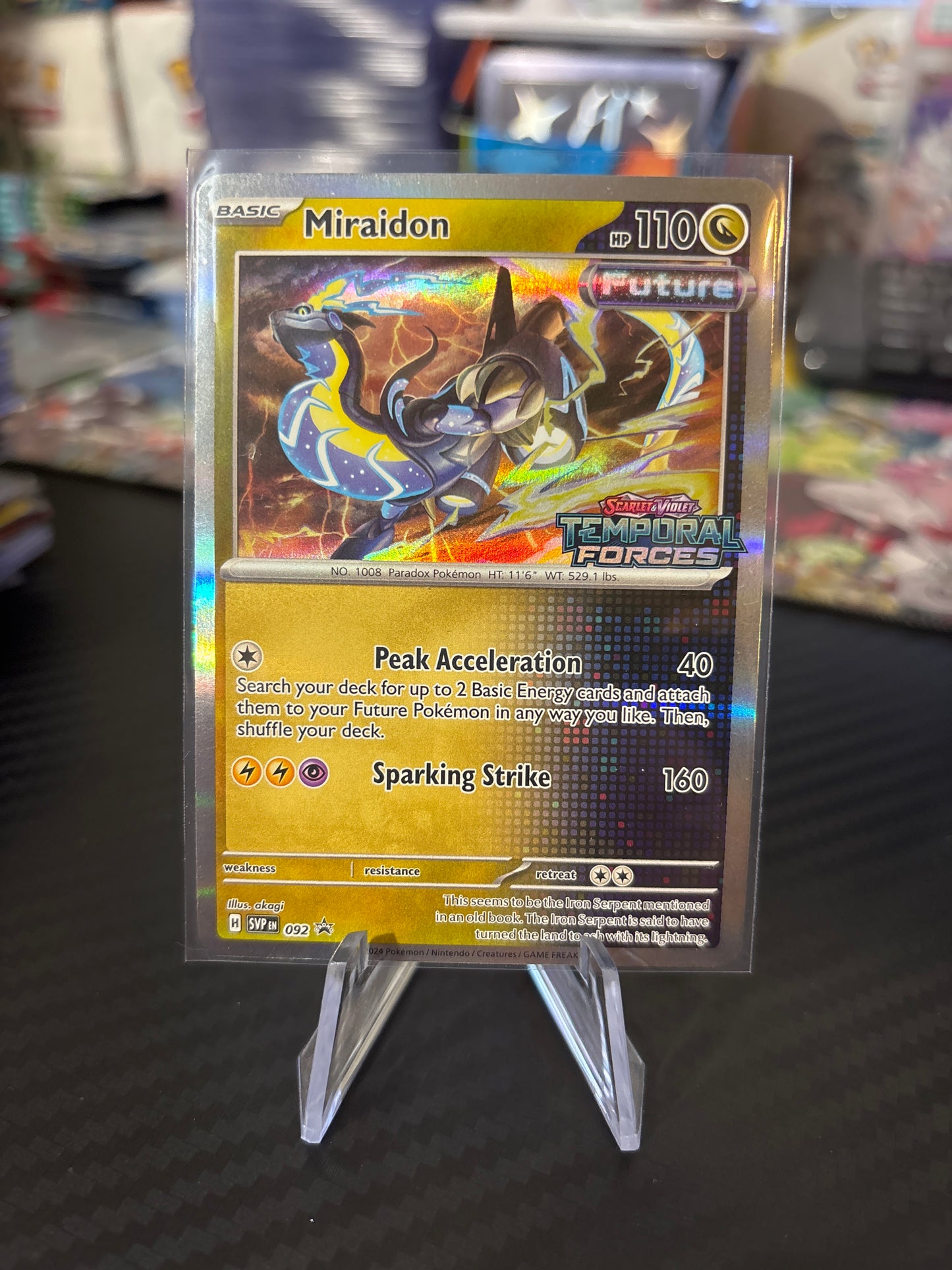 Miraidon Promo #92 - Temporal Forces Stamped