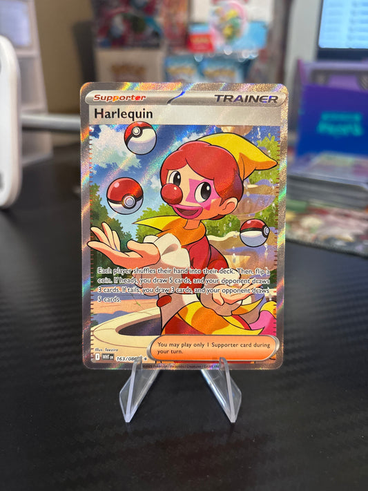 Harlequin #163 - White Flare