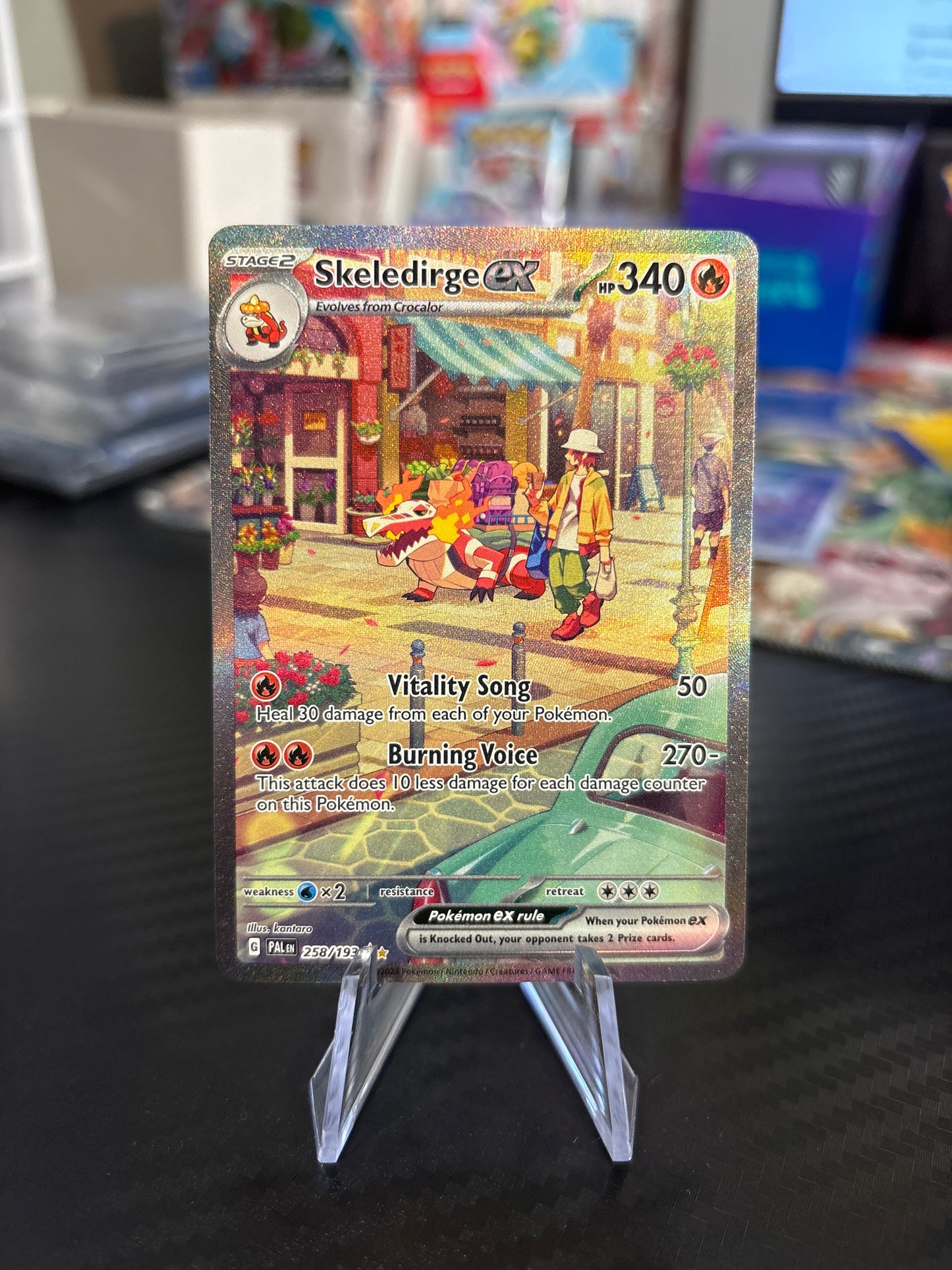 Skeledirge EX #258 - Special Illustration Rare - Paldea Evolved