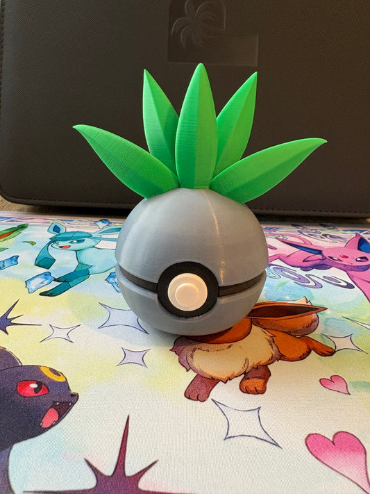 Oddish 3D Printed Pokeball