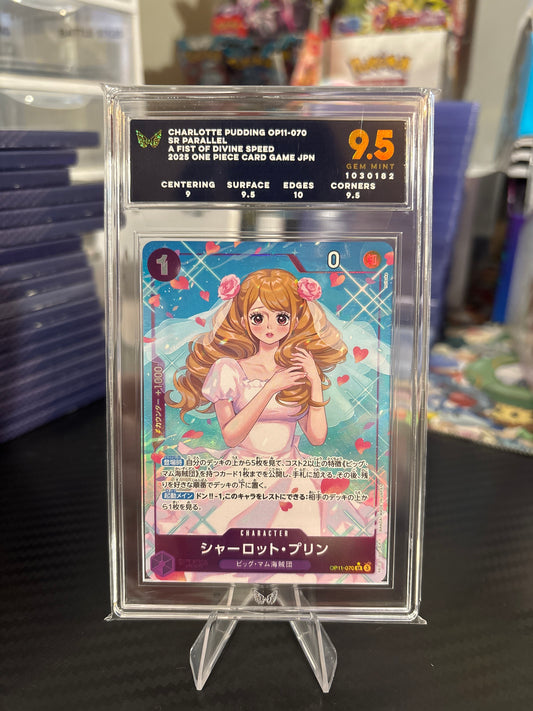 Charlotte Pudding Alt Art #OP11-070 Japanese - A Fist Of Devine Speed - ARK 9.5
