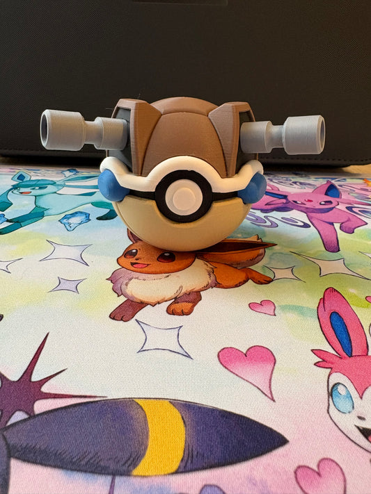 Blastoise 3D Printed Pokeball