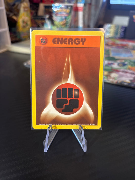 Fighting Energy #97/102 - Base Set (VG Condition)