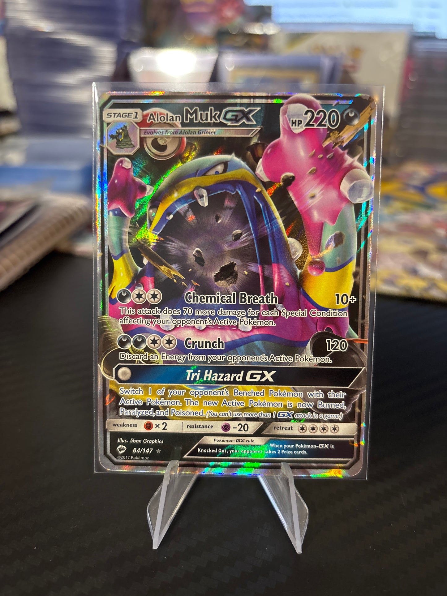 Alolan Muk GX #84 - Burning Shadows