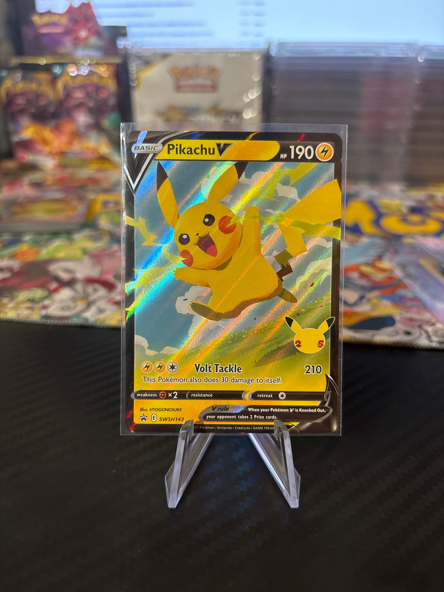 Pikachu V Promo - #SWSH143