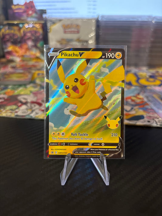 Pikachu V Promo - #SWSH143
