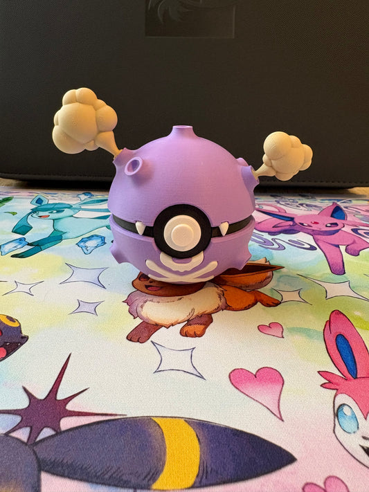 Koffing 3D Printed Pokeball