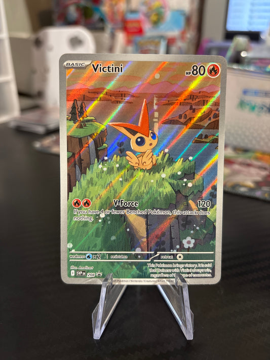 Victini Promo #208 - Black Bolt & White Flare