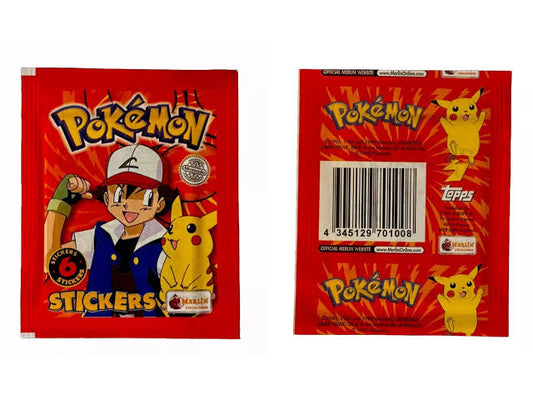 1999 Topps Series 1 Pokemon Sticker Pack
