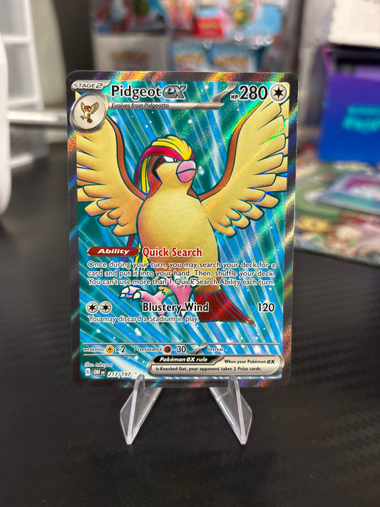Pidgeot EX #217 - Obsidian Flames