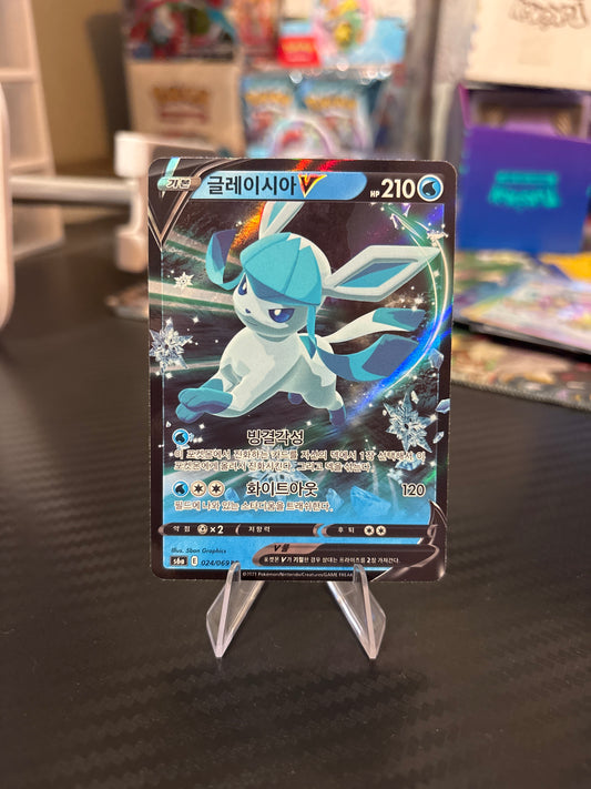 Glaceon V #24 - Korean Eevee Heroes