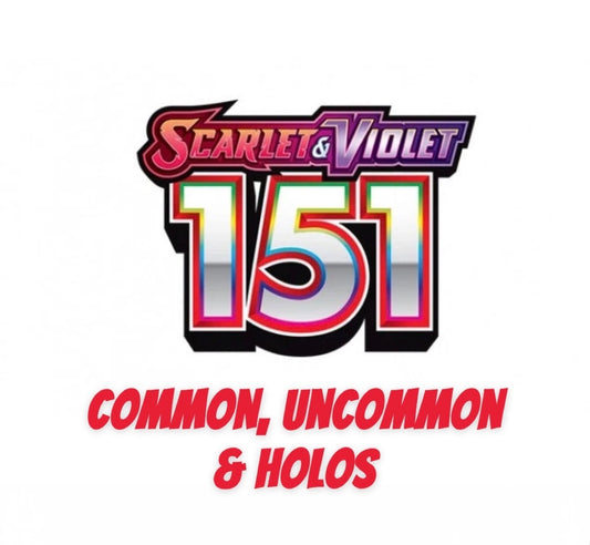 151 Common, Uncommon & Holo