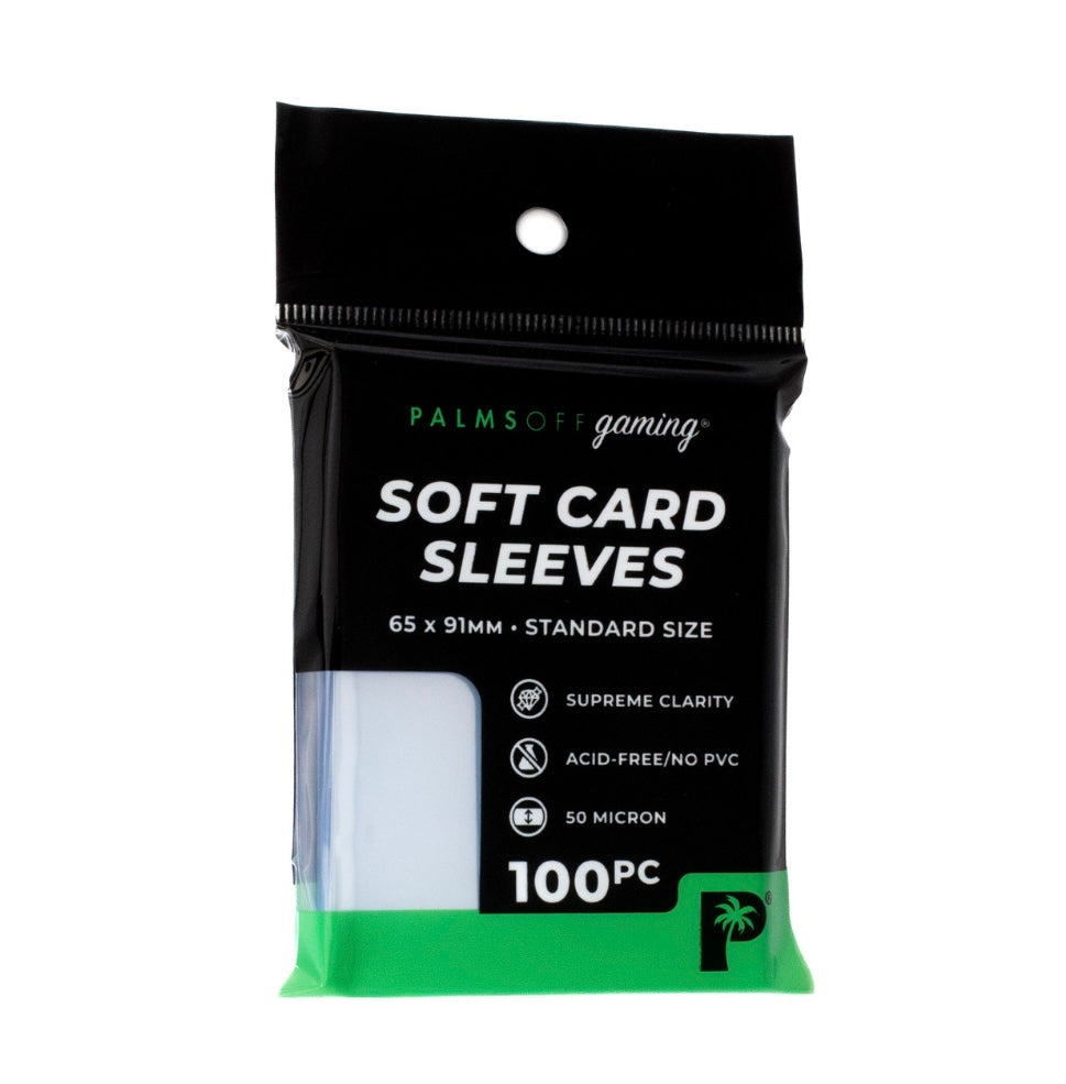 Palms Off Gaming Soft Card Sleeves (100 Pack)