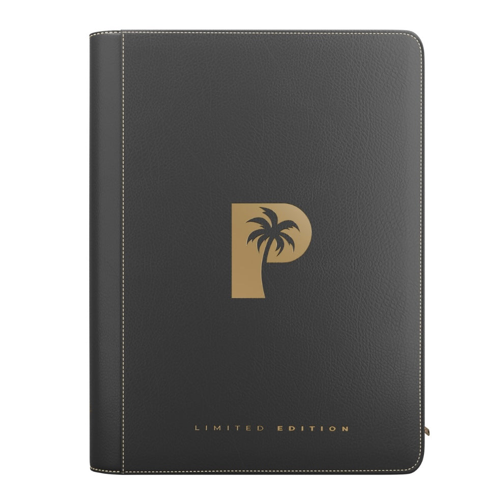 Palms Off Limited Edition MEGA Capacity 9 Pocket Zip Binder - 720 Slots - BLACK