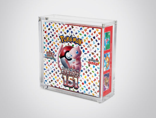 Japanese Standard Size Pokemon Booster Box Acrylic Case