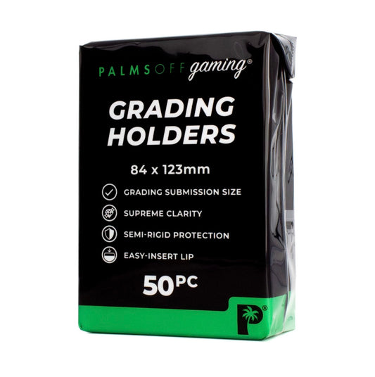 Palms Off Gaming Grading Holders - Semi Rigid - 50pc