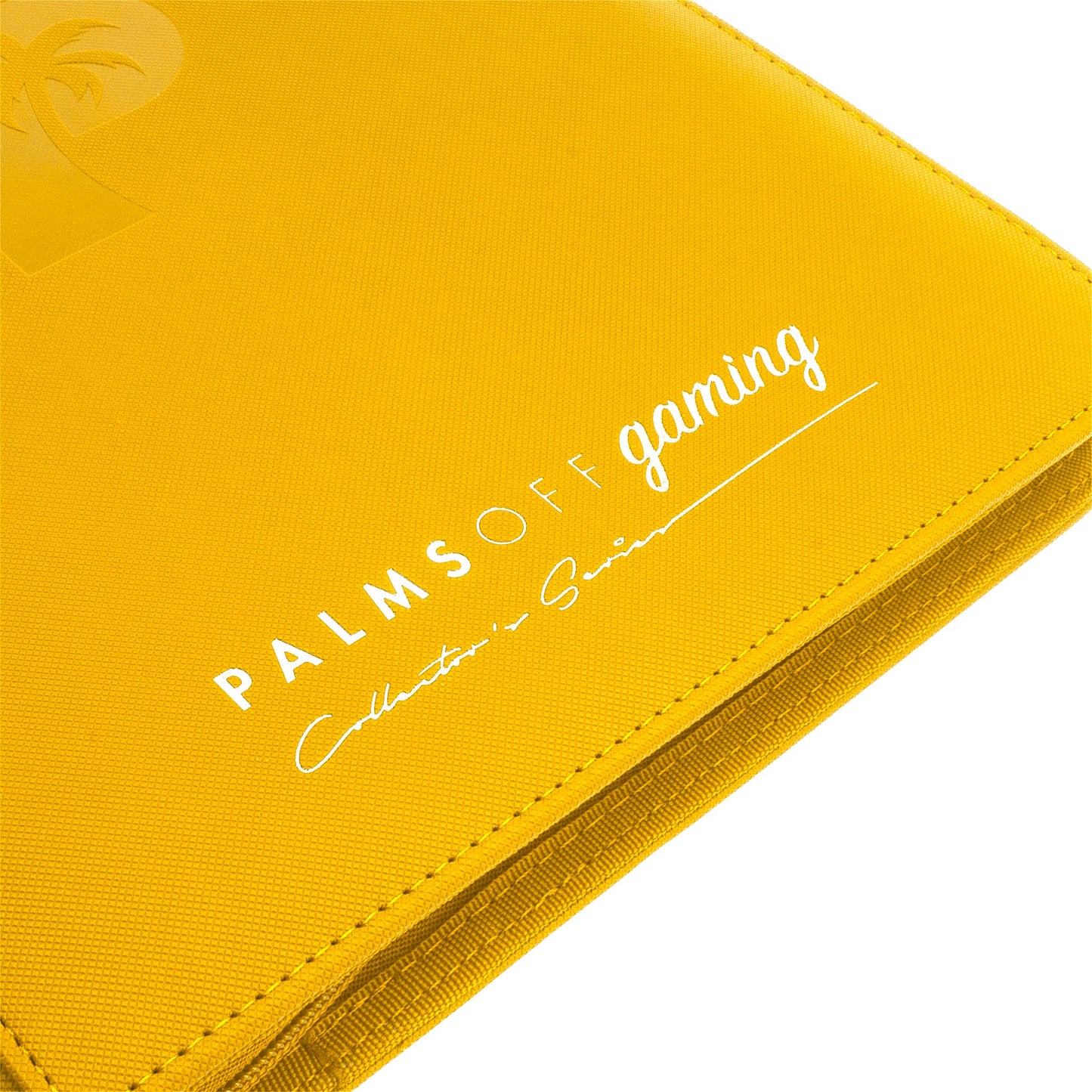 Palms Off Gaming Collector Series 9 Pocket Zip Binder - 360 Slots - YELLOW