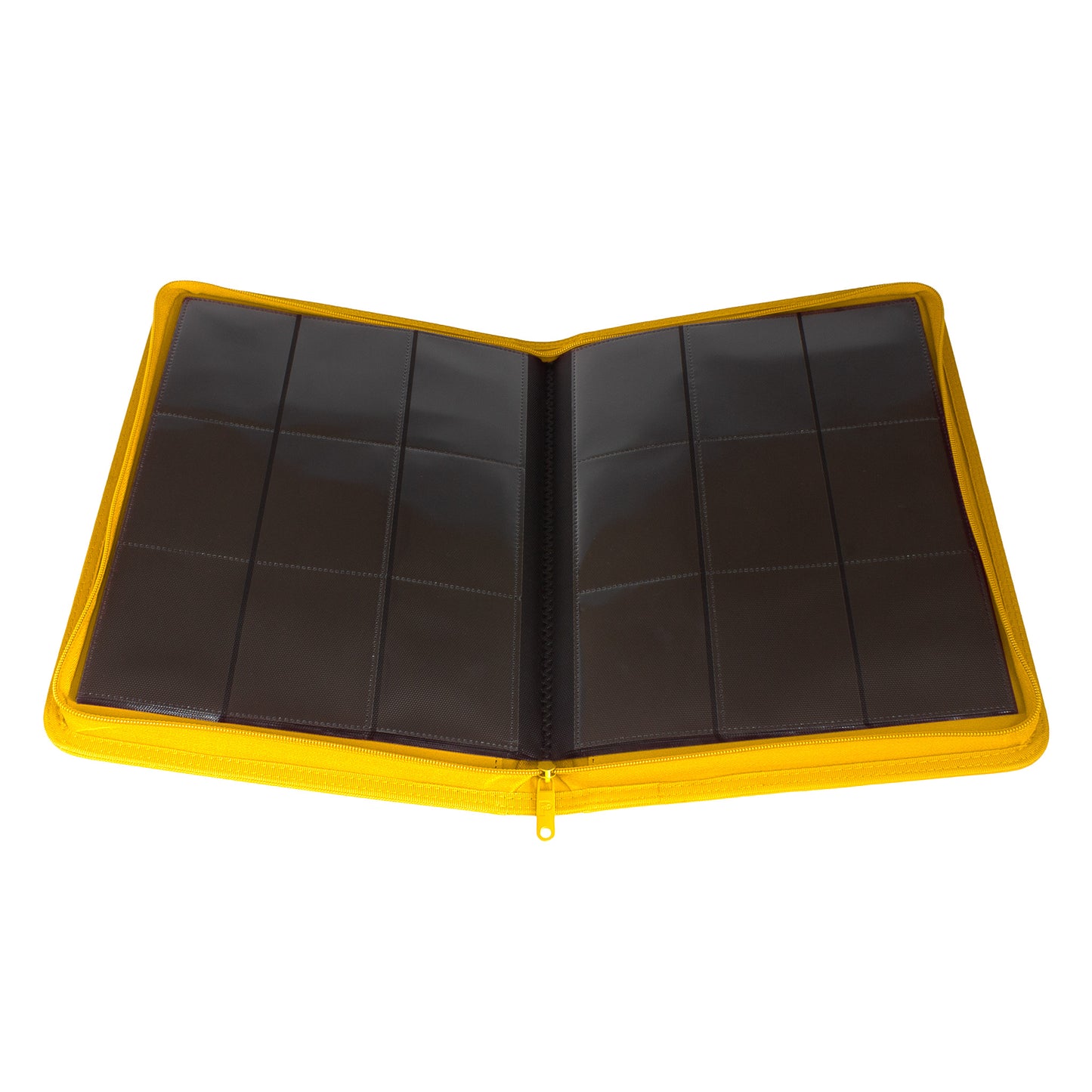 Palms Off Gaming Collector Series 9 Pocket Zip Binder - 360 Slots - YELLOW