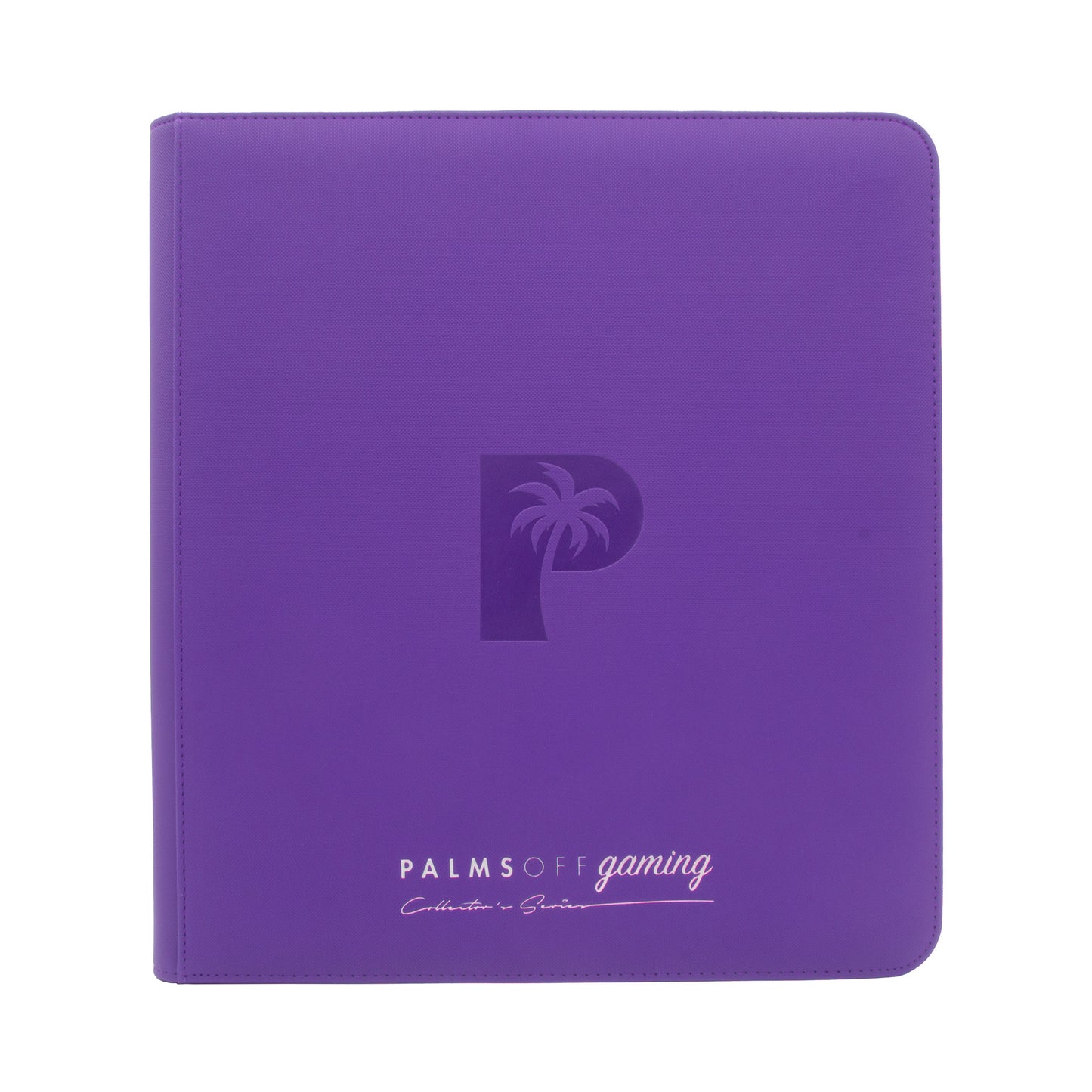 Palms Off Gaming Collector Series 12 Pocket Zip Binder - 480 Slots - PURPLE