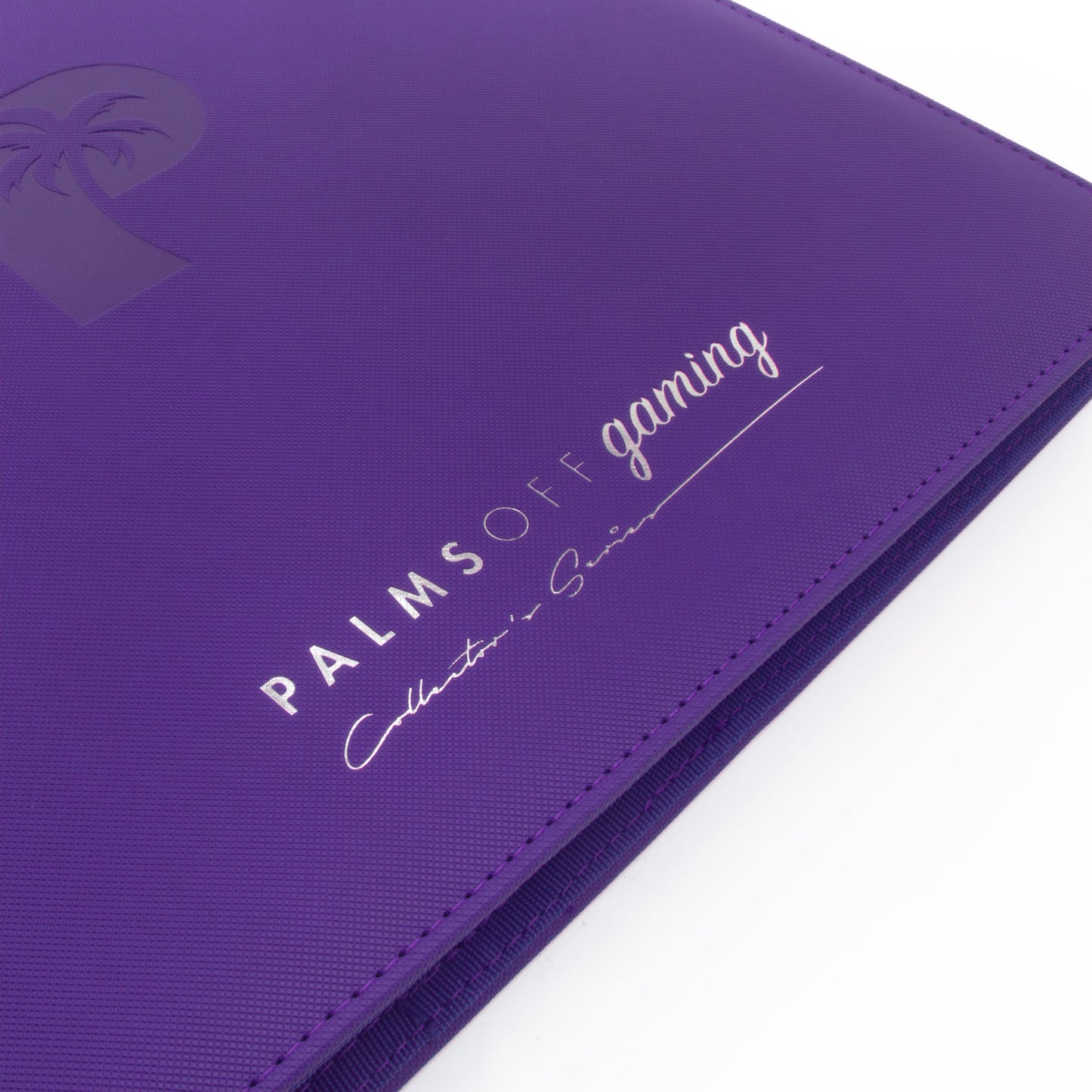 Palms Off Gaming Collector Series 12 Pocket Zip Binder - 480 Slots - PURPLE
