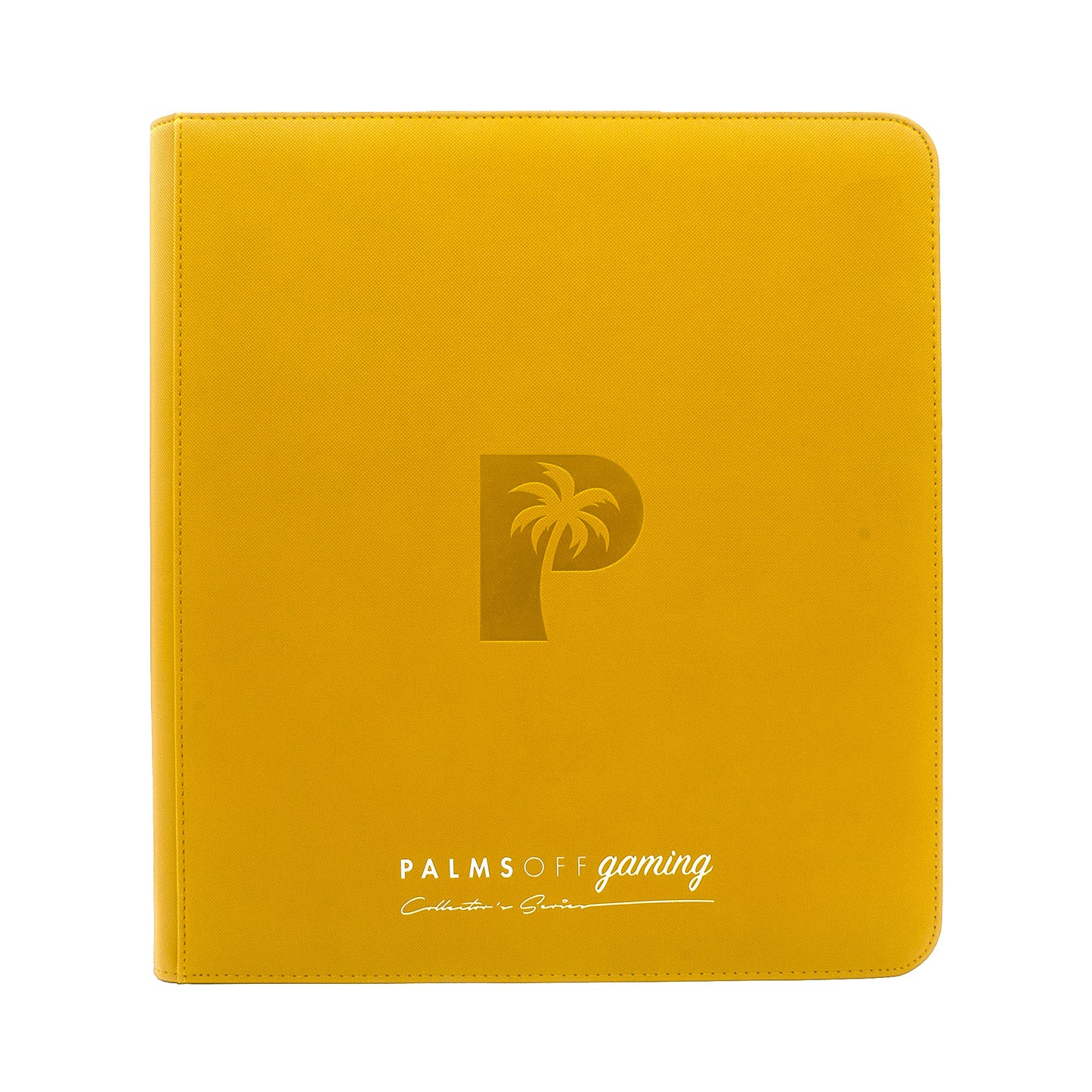 Palms Off Gaming Collector Series 12 Pocket Zip Binder - 480 Slots - YELLOW