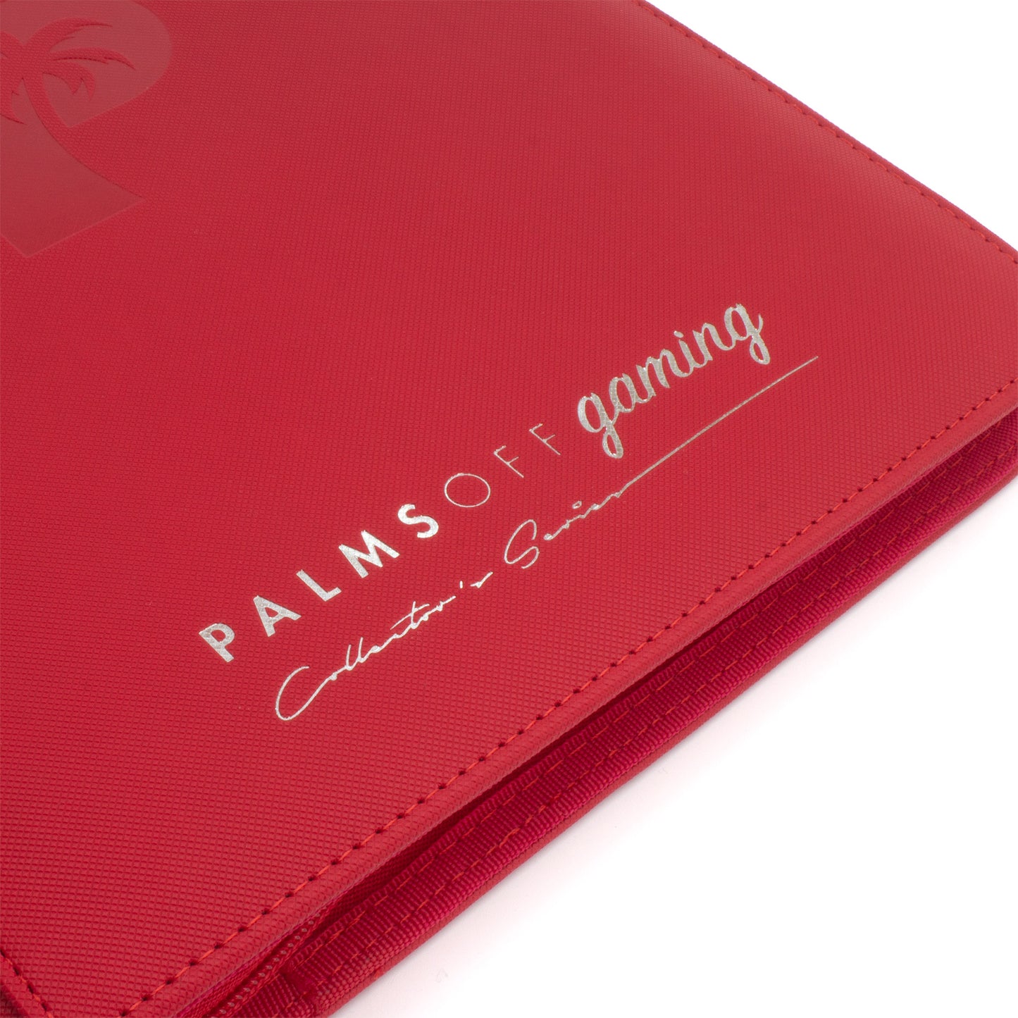 Palms Off Gaming Collector Series 9 Pocket Zip Binder - 360 Slots - RED