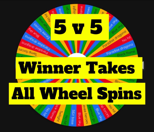 5 Spins Each - Biggest Hit From The Wheel Takes All