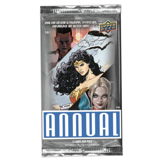 2023-2024 Upper Deck DC Annual Trading Cards Booster Pack (Autos & Numbered Chases)
